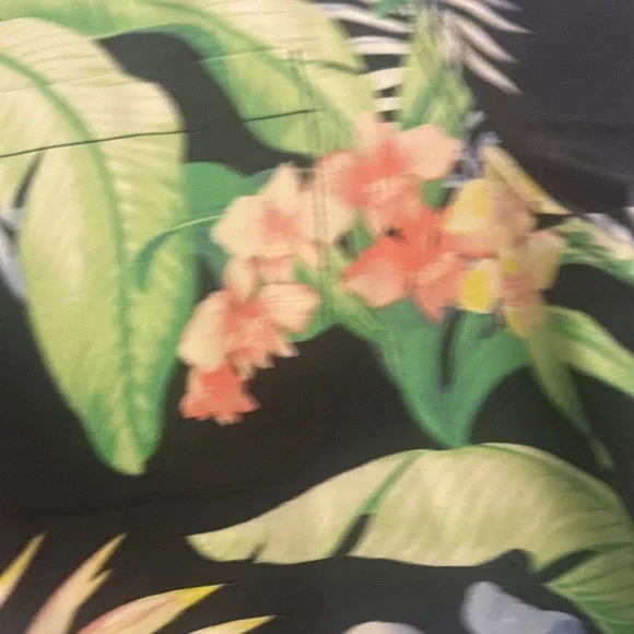 Tommy Bahama Leafy Green and Blue Shirt - Picture 6 of 11